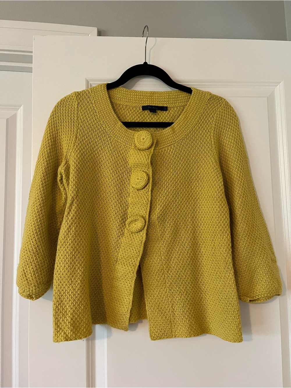 Boden Yellow Cardigan